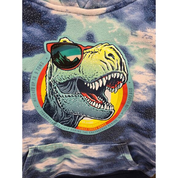365 Kids Hooded Dinosaur  Outfit with Russel Dri-Fit Sweats Size 4-5 T - Picture 8 of 12